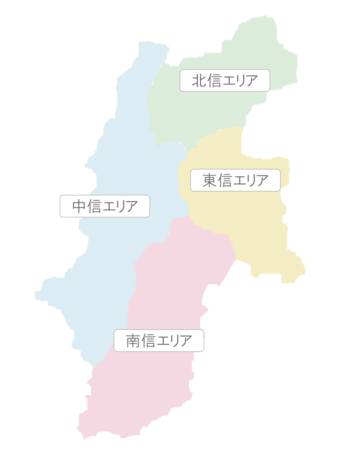 長野県エリアマップ