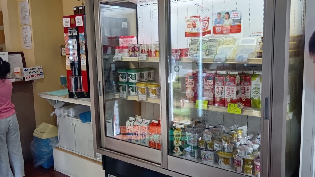 ほっとミルクの乳製品売り場