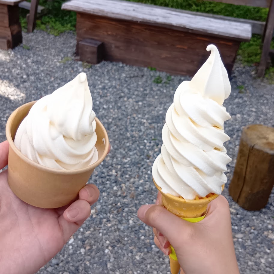森の隠れ家ソフトクリーム
