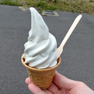 みのわテラス テラスすたんど 今月のごほうびソフト（シャインマスカット）