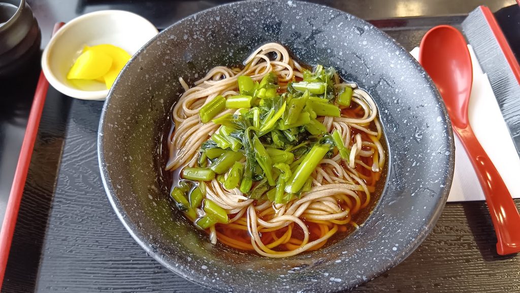 味彩館の葉わさびそば