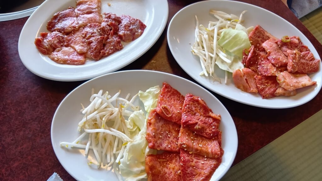 焼肉南大門のお肉